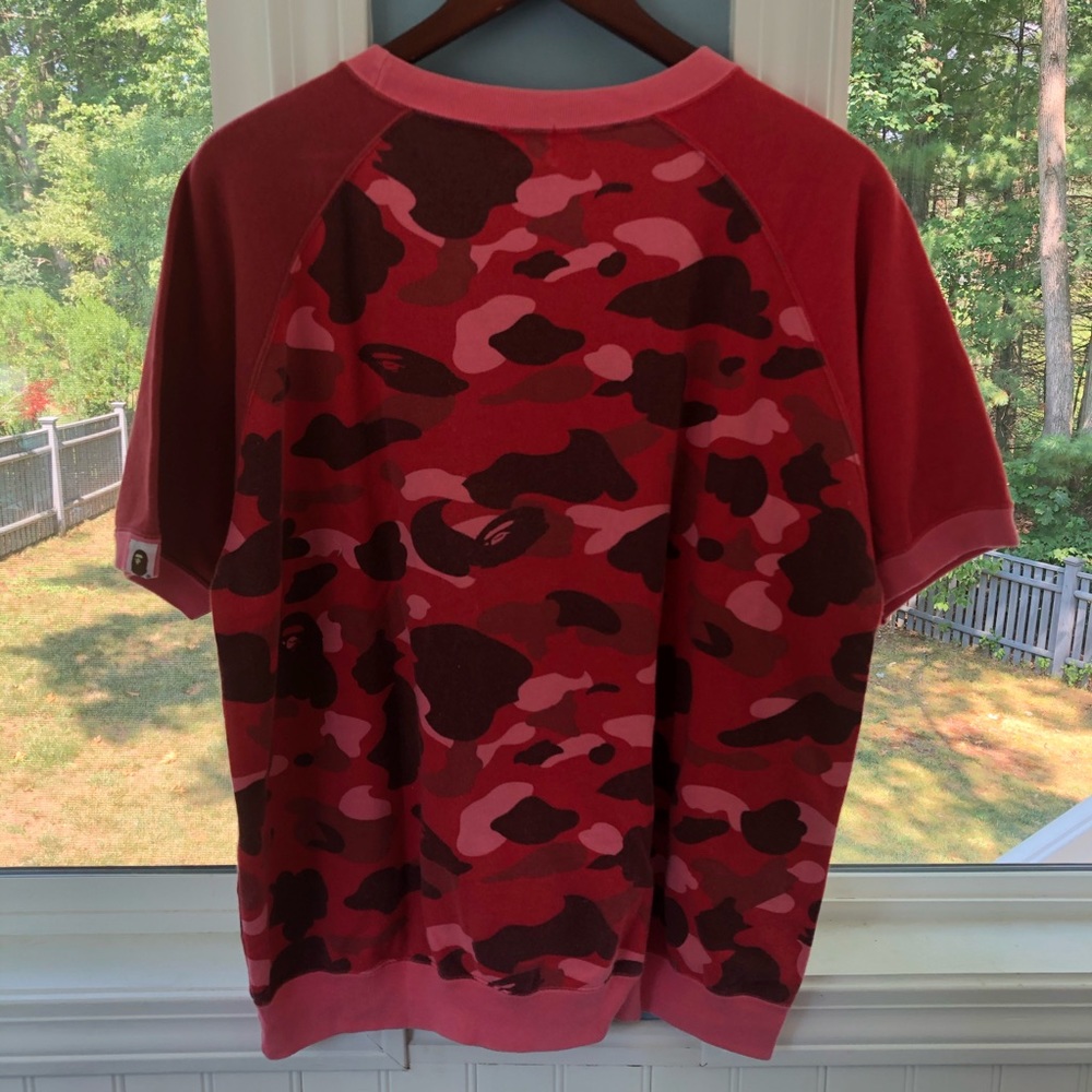 BAPE NERD CAMO SS CREWNECK - Picture 3 of 5